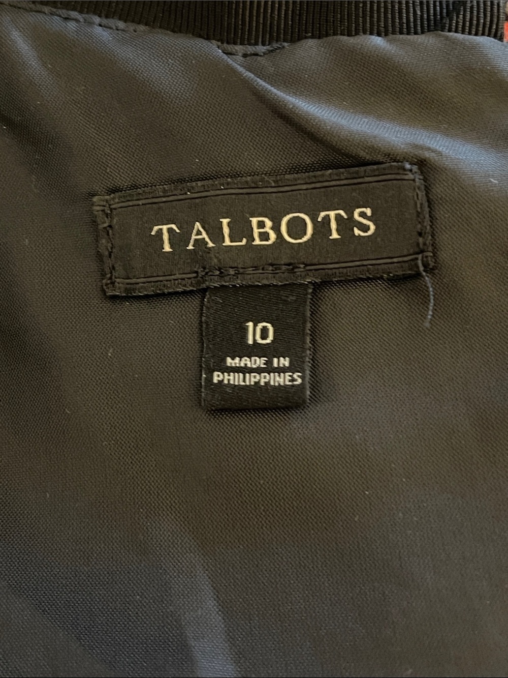 Talbots Wool Blend Tweed Sheath Dress Size 10 Black Multicolor Career - Picture 6 of 7